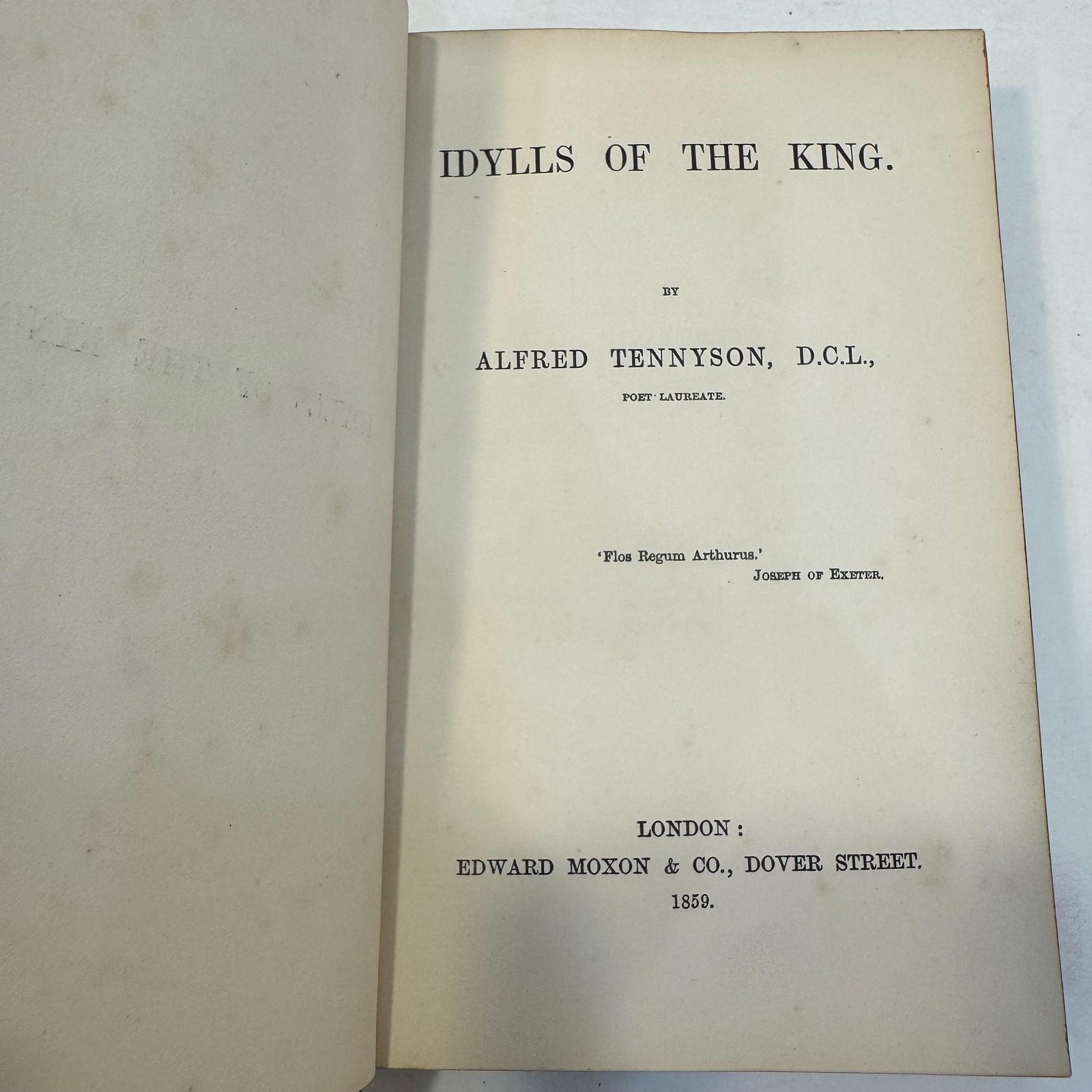 Idylls of The King by Alfred Tennyson, 1859 | Fore-Edge Painting, Bound by Nutt — photograph 5.