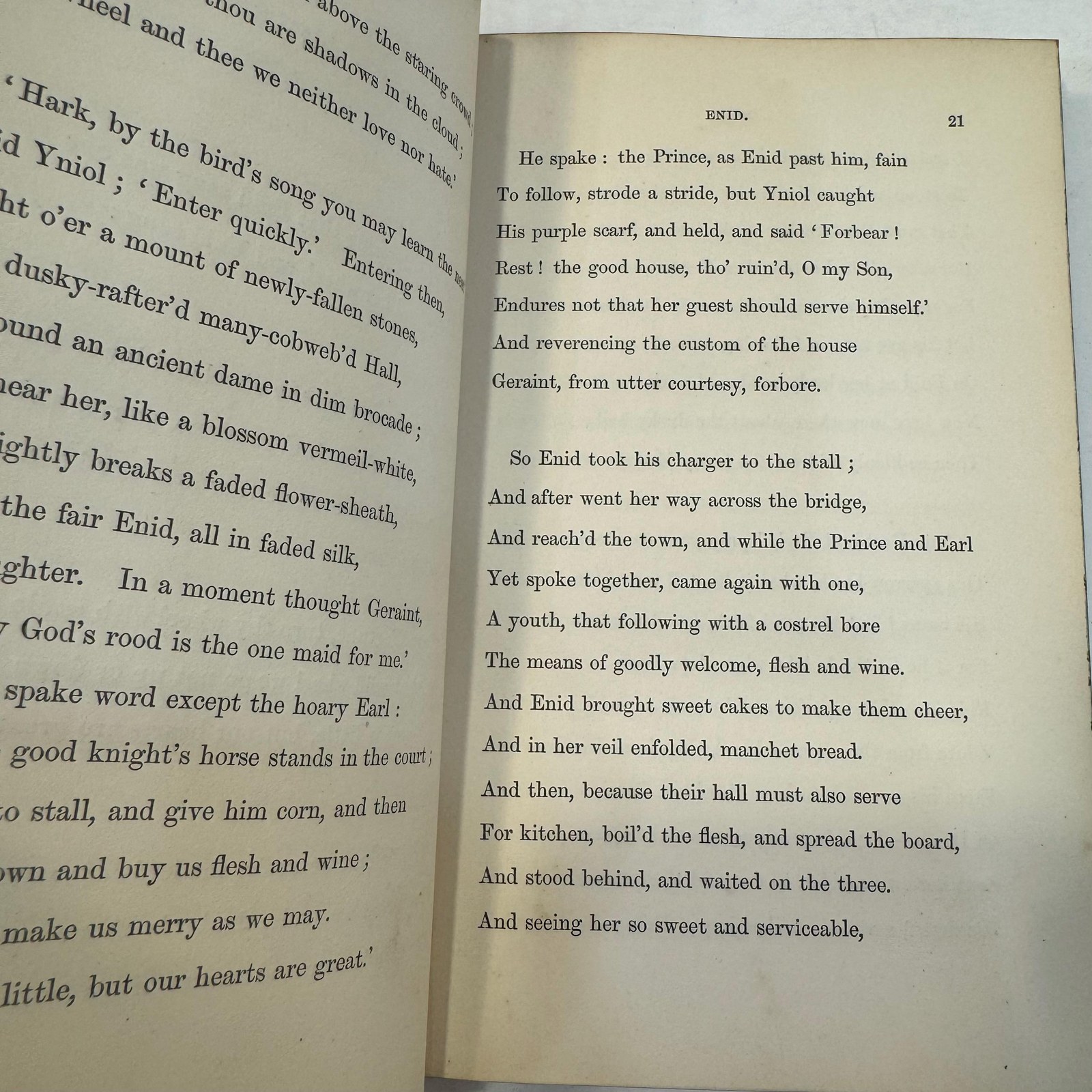 Idylls of The King by Alfred Tennyson, 1859 | Fore-Edge Painting, Bound by Nutt — photograph 7.