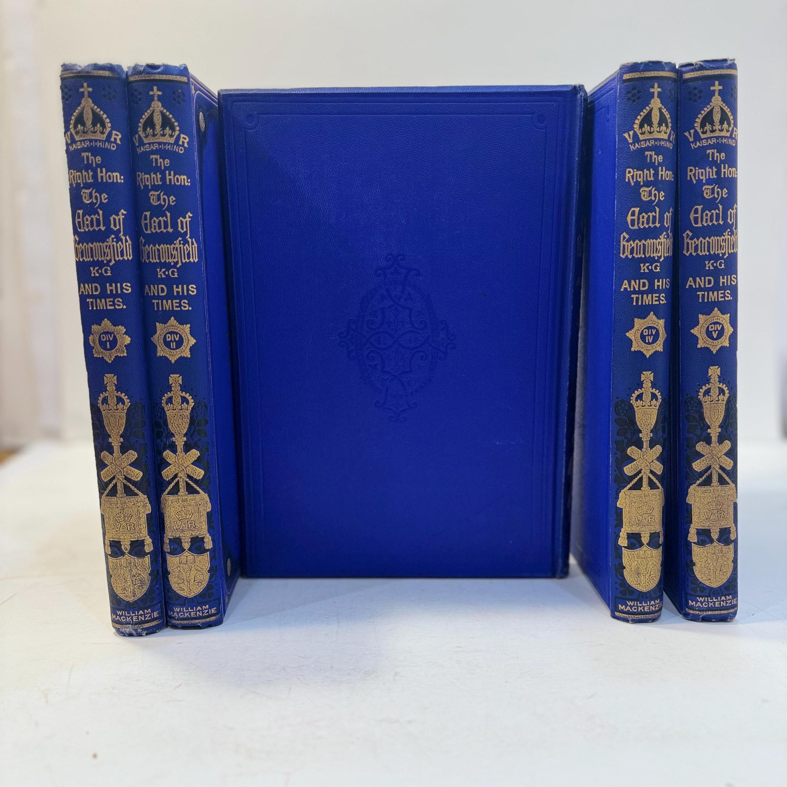 The Right Hon. Benjamin Disraeli, Earl of Beaconsfield, K.G., and His Times by Alexander Charles Ewald, c. 1881 | 5 Volumes. — photograph 2.