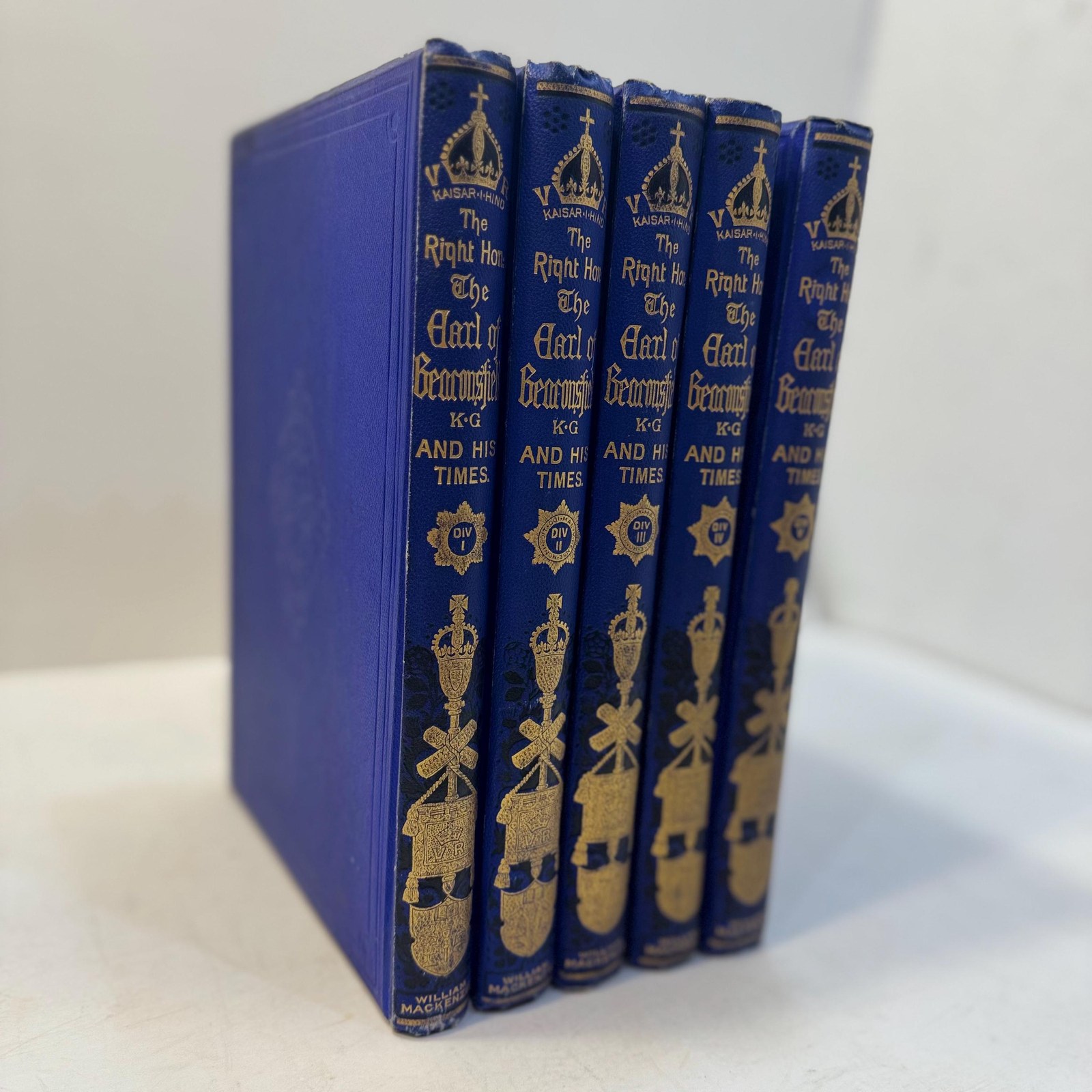 The Right Hon. Benjamin Disraeli, Earl of Beaconsfield, K.G., and His Times by Alexander Charles Ewald, c. 1881 | 5 Volumes. — photograph 4.