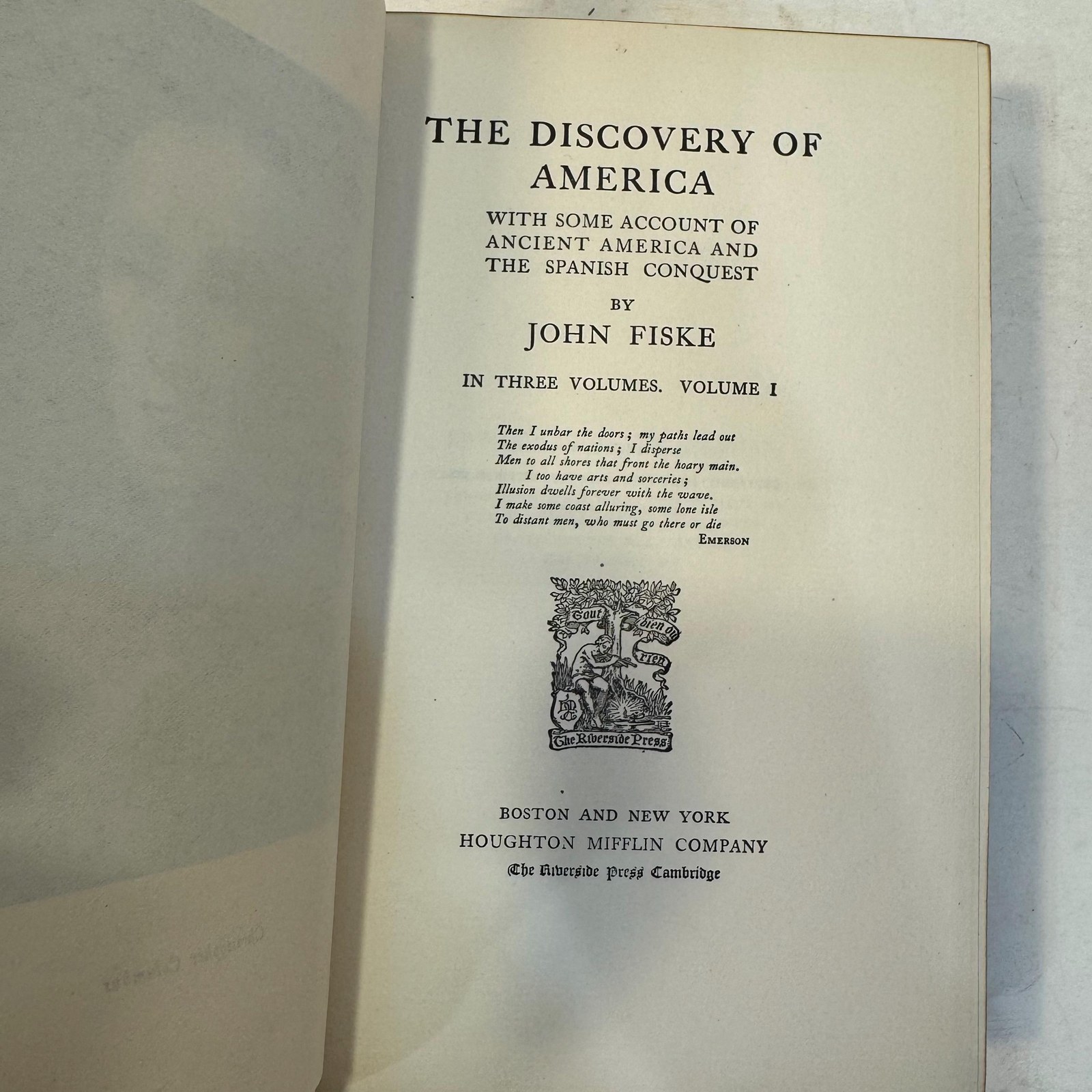 The Historical Writings of John Fiske, American History 1600-1789 | Illustrated, 12 Volumes, Standard Library Edition, 1902 — photograph 8.