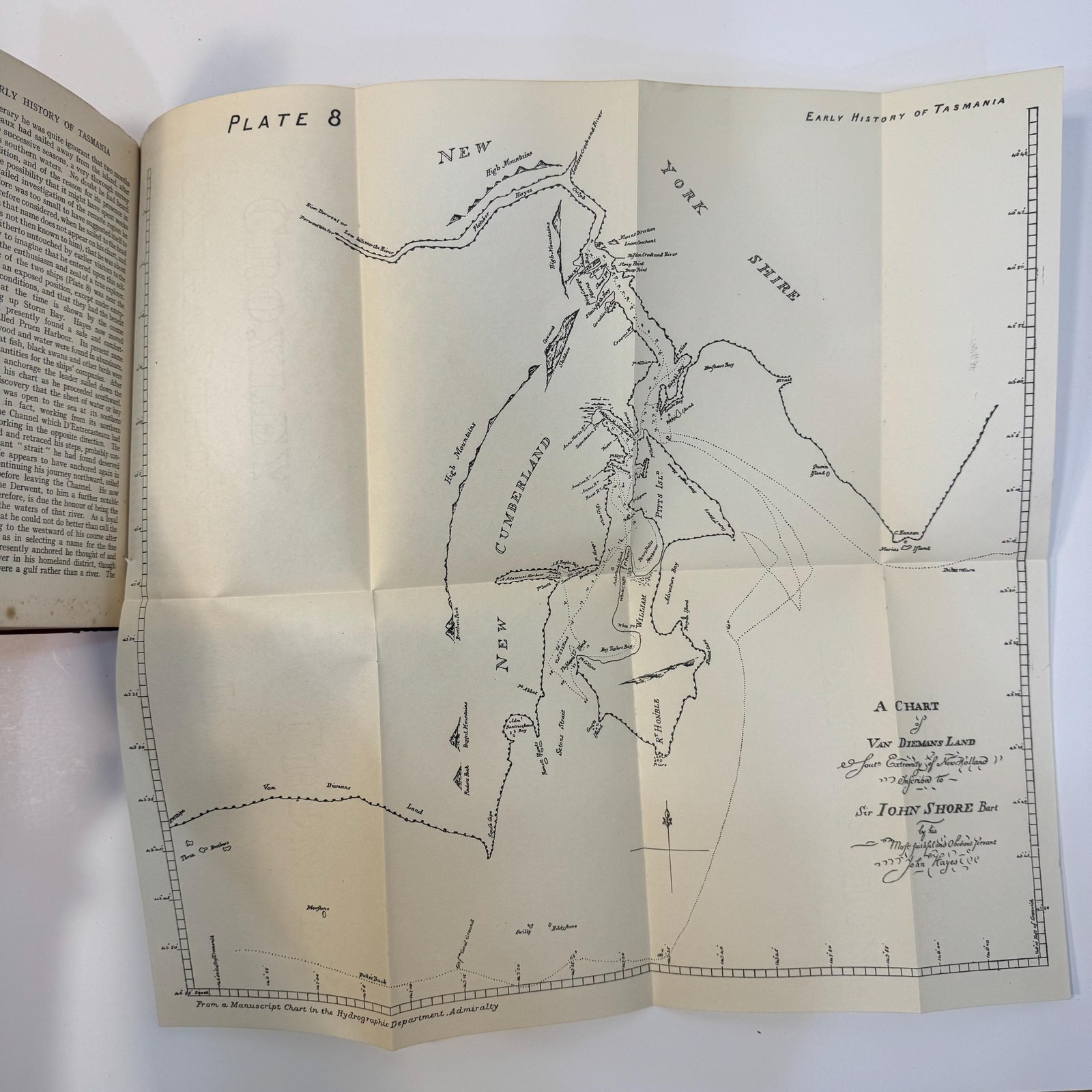 The Early History of Tasmania, The Geographical Era 1642-1804 With Three Plates and Twelve Charts by R.W. Giblin, 1928 | First Edition — photograph 8.