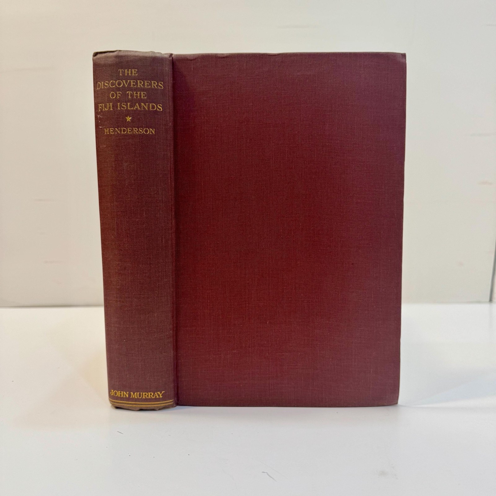 The Discoverers of The Fiji Islands; Tasman, Cook, Bligh, Wilson, Bellinghausen by G.C. Henderson, 1933 | First Edition — photograph 4.