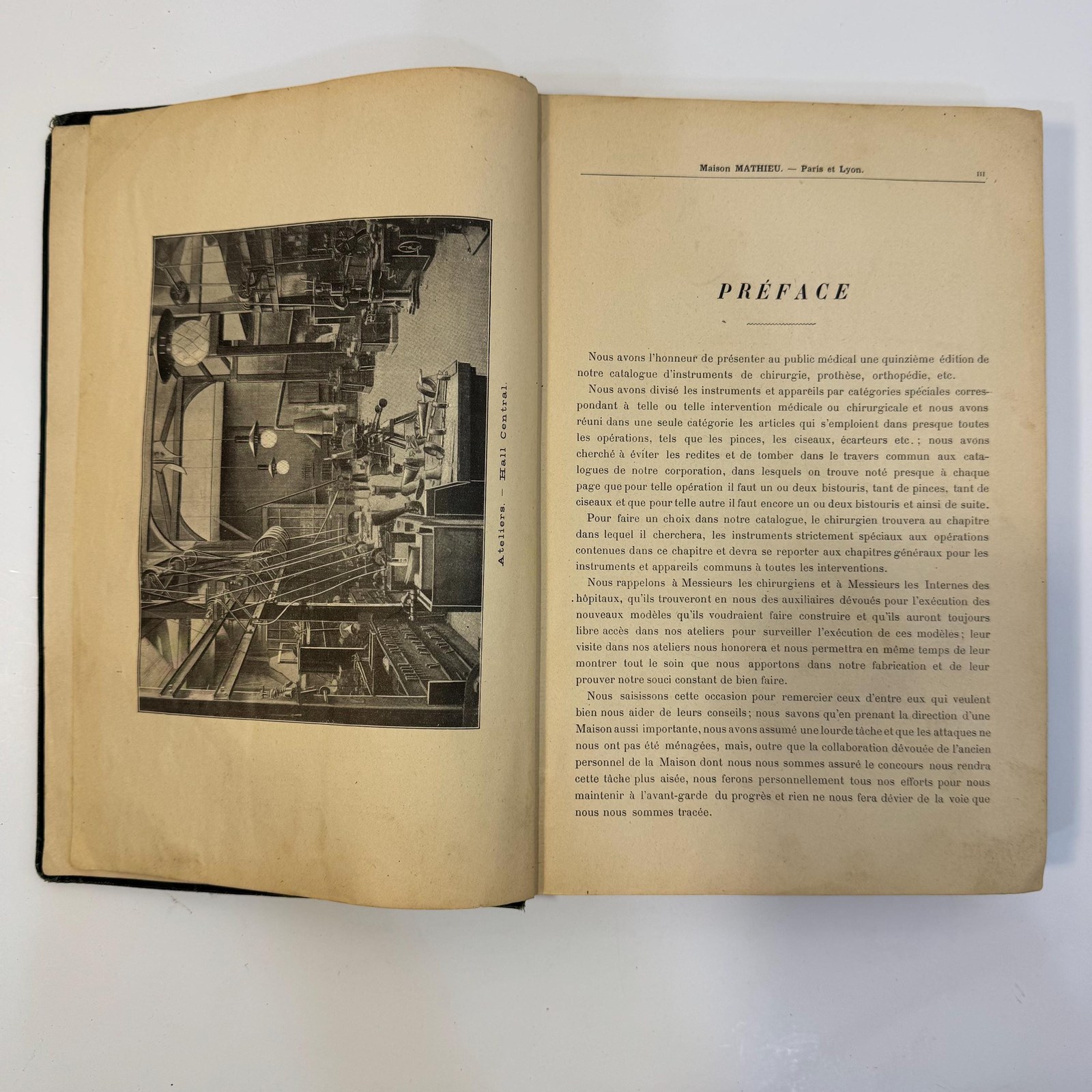 Manufacturer Of Surgical Instruments, Orthopedic And Prosthetic Equipment Catalogue by Maison Mathieu, c. 1905 | 15th Edition — photograph 8.