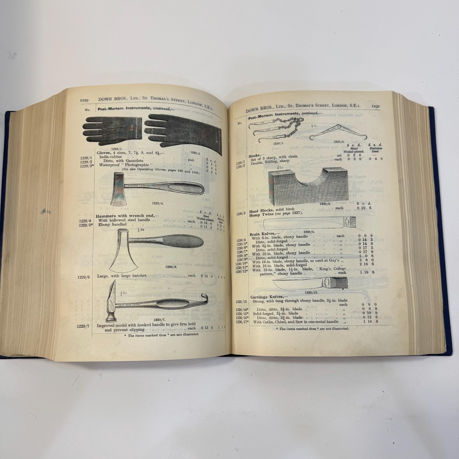 Down Bros.' Catalogue of Surgical Instruments and Appliances, c. 1929 — photograph 10.