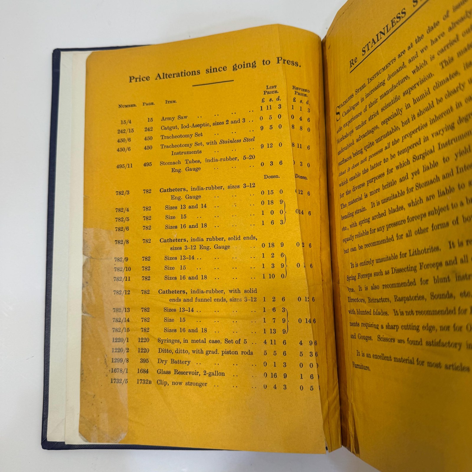Down Bros.' Catalogue of Surgical Instruments and Appliances, c. 1929 — photograph 5.