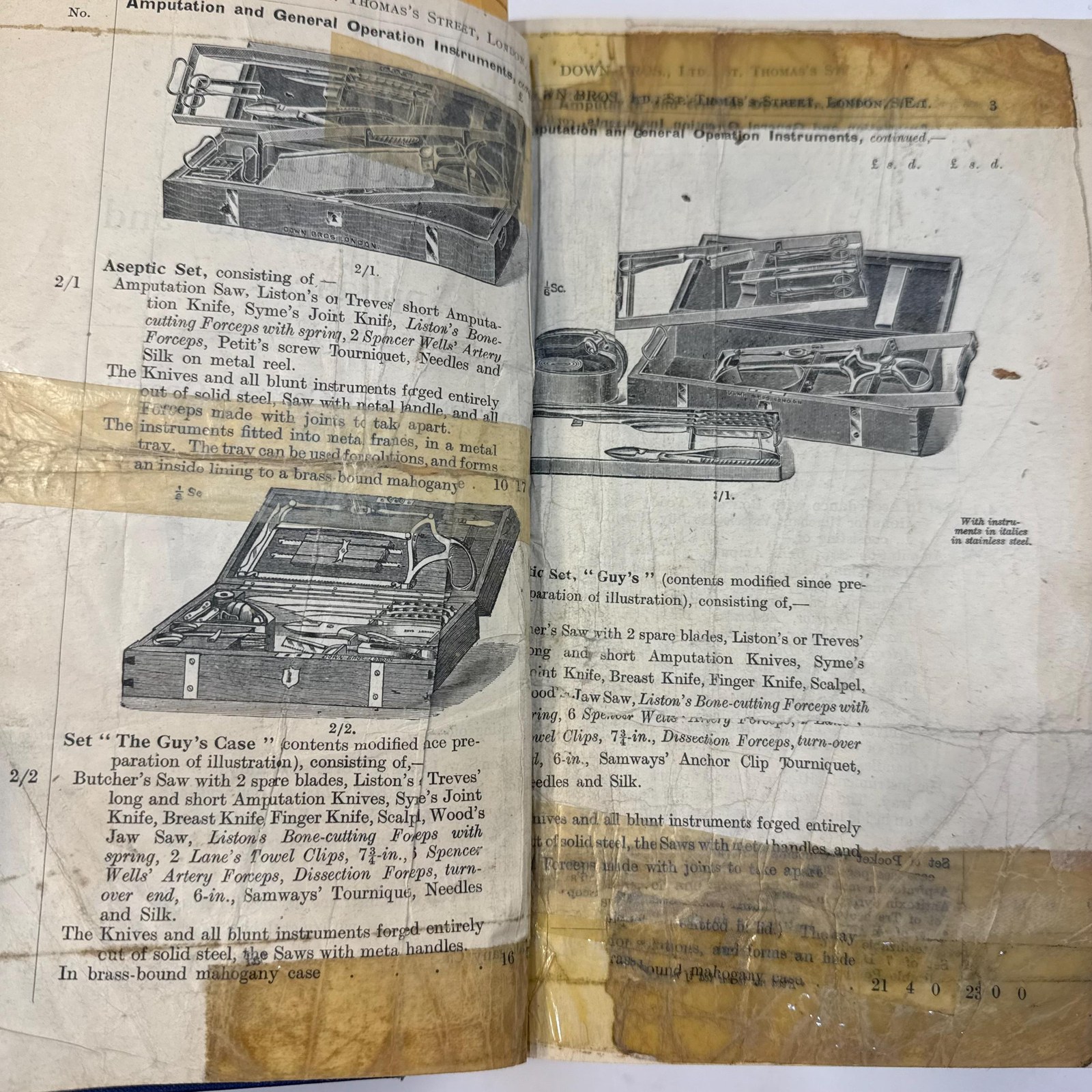 Down Bros.' Catalogue of Surgical Instruments and Appliances, c. 1929 — photograph 8.