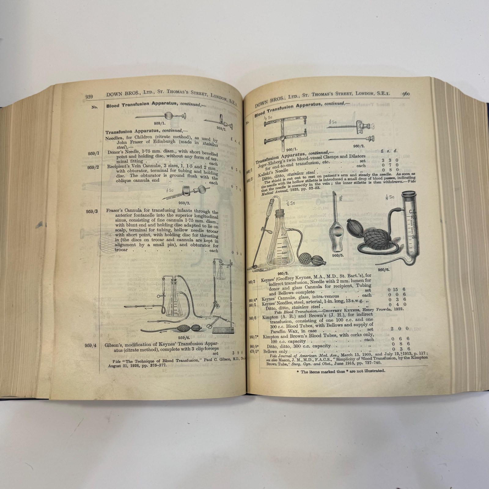 Down Bros.' Catalogue of Surgical Instruments and Appliances, c. 1929 — photograph 9.