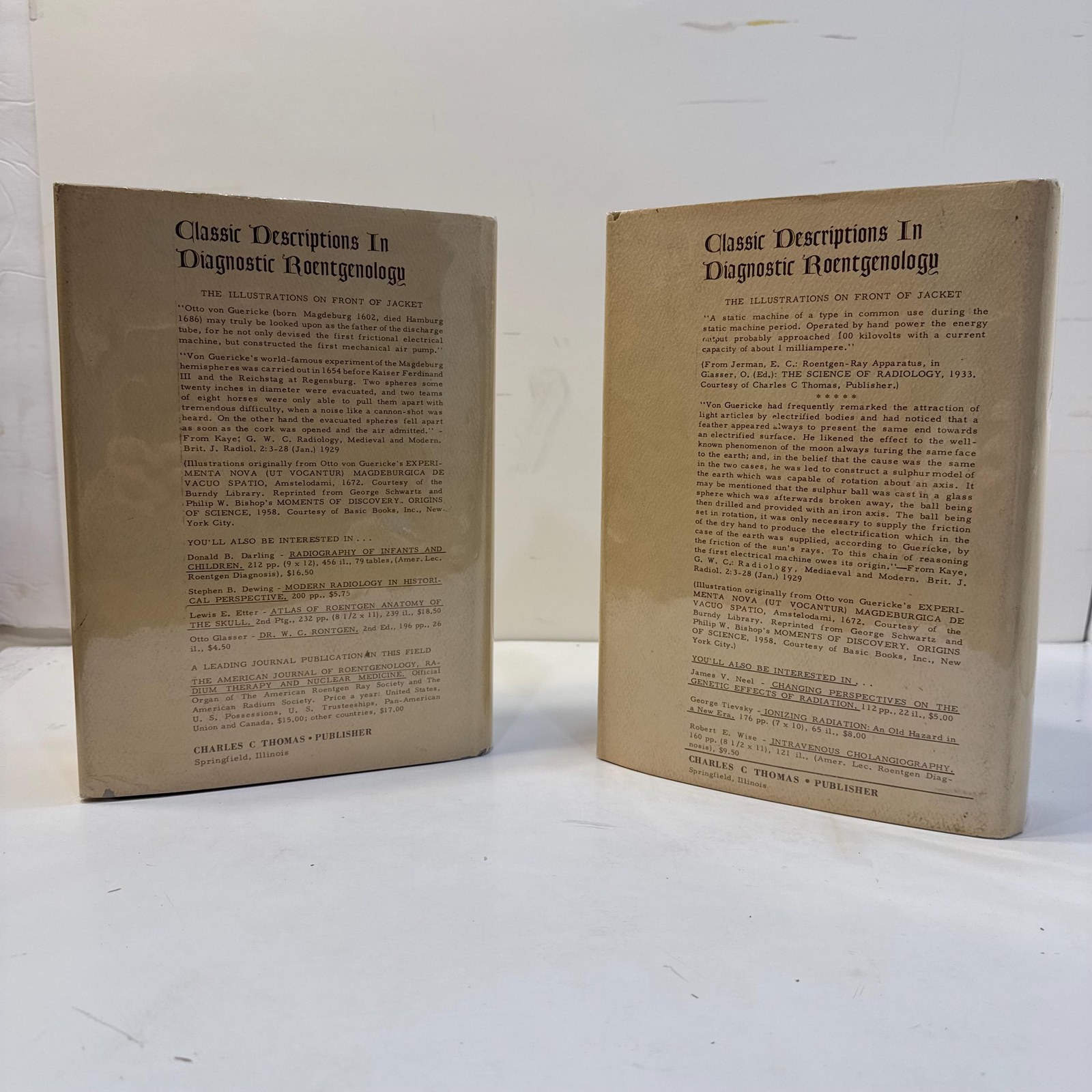 Classic Descriptions in Diagnostic Roentgenology by Andre J. Bruwer, 1964 | Two Volumes — photograph 4.