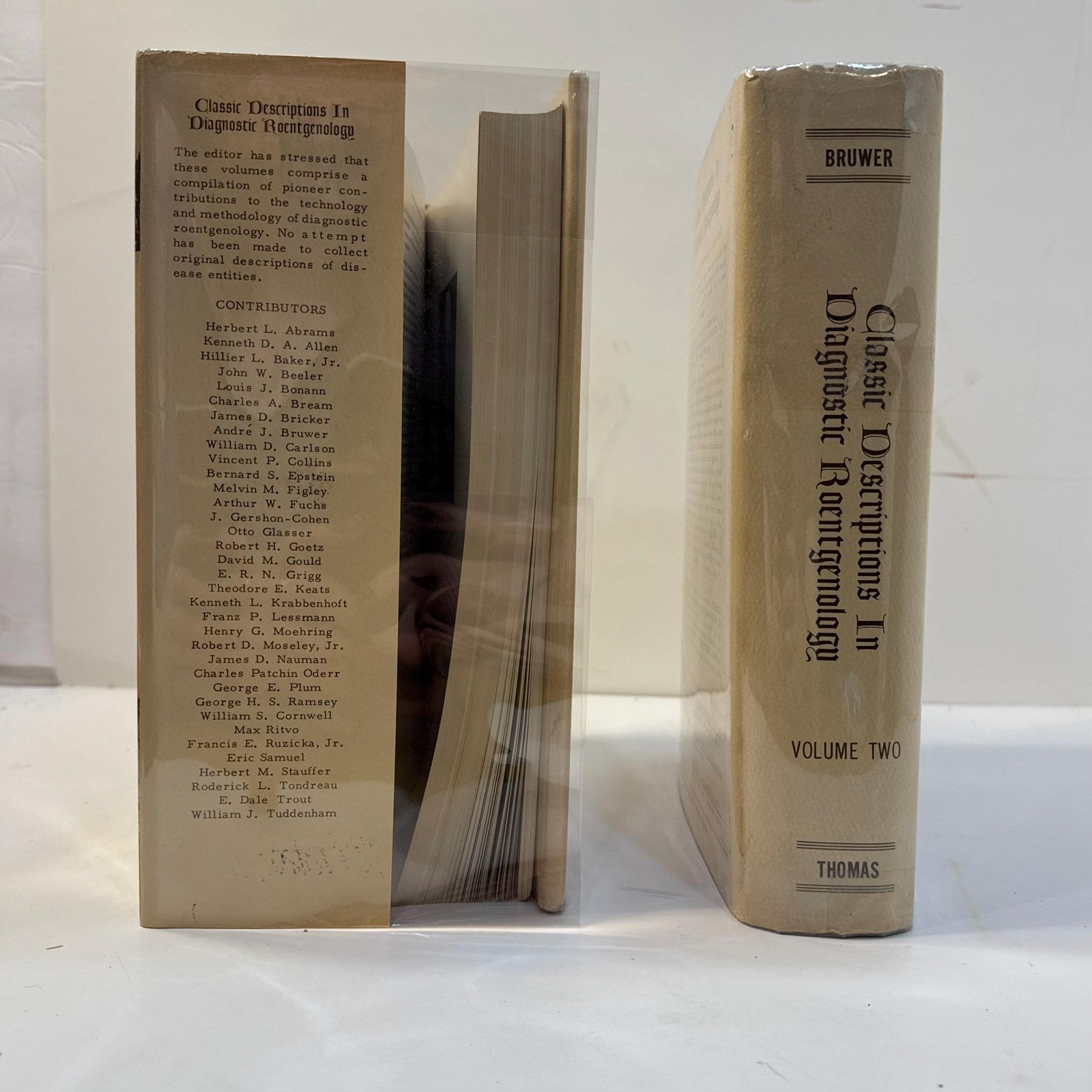 Classic Descriptions in Diagnostic Roentgenology by Andre J. Bruwer, 1964 | Two Volumes — photograph 6.