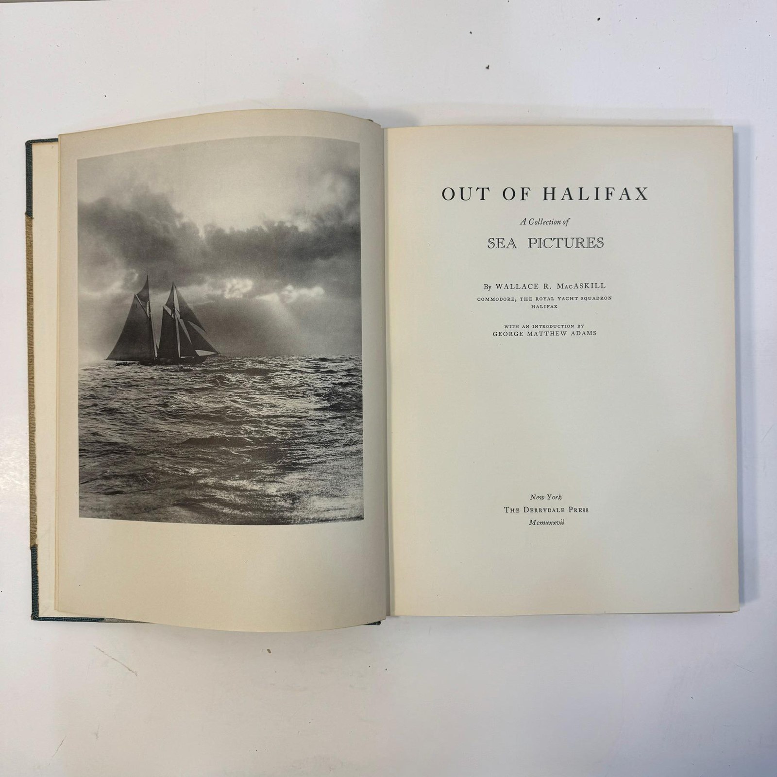Out of Halifax, A Collection of Sea Pictures by Wallace R. MacAskill, 1937 | Limited Edition - No. 756 of 950 — photograph 8.
