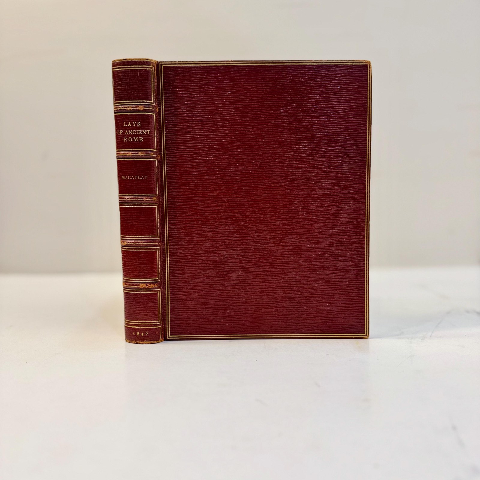 Lays of Ancient Rome by Thomas Babington Macaulay with Illustrations, Original and From The Antique by George Scharf, Jun, 1847 — photograph 3.