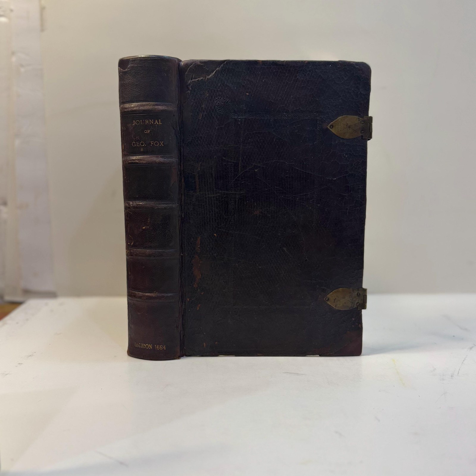 The Journal of George Fox: Travels, Sufferings & Christian Experiences, 1694 — photograph 2.