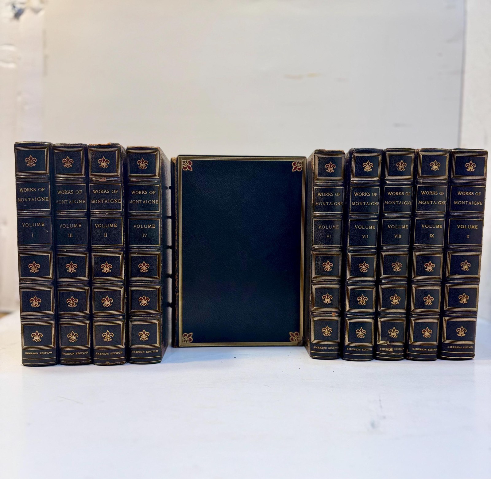 The Works of Michel De Montaigne With Notes, Life and Letters Complete in Ten Volumes by Charles Cotton and William Carew Hazlett, 1910 — photograph 2.