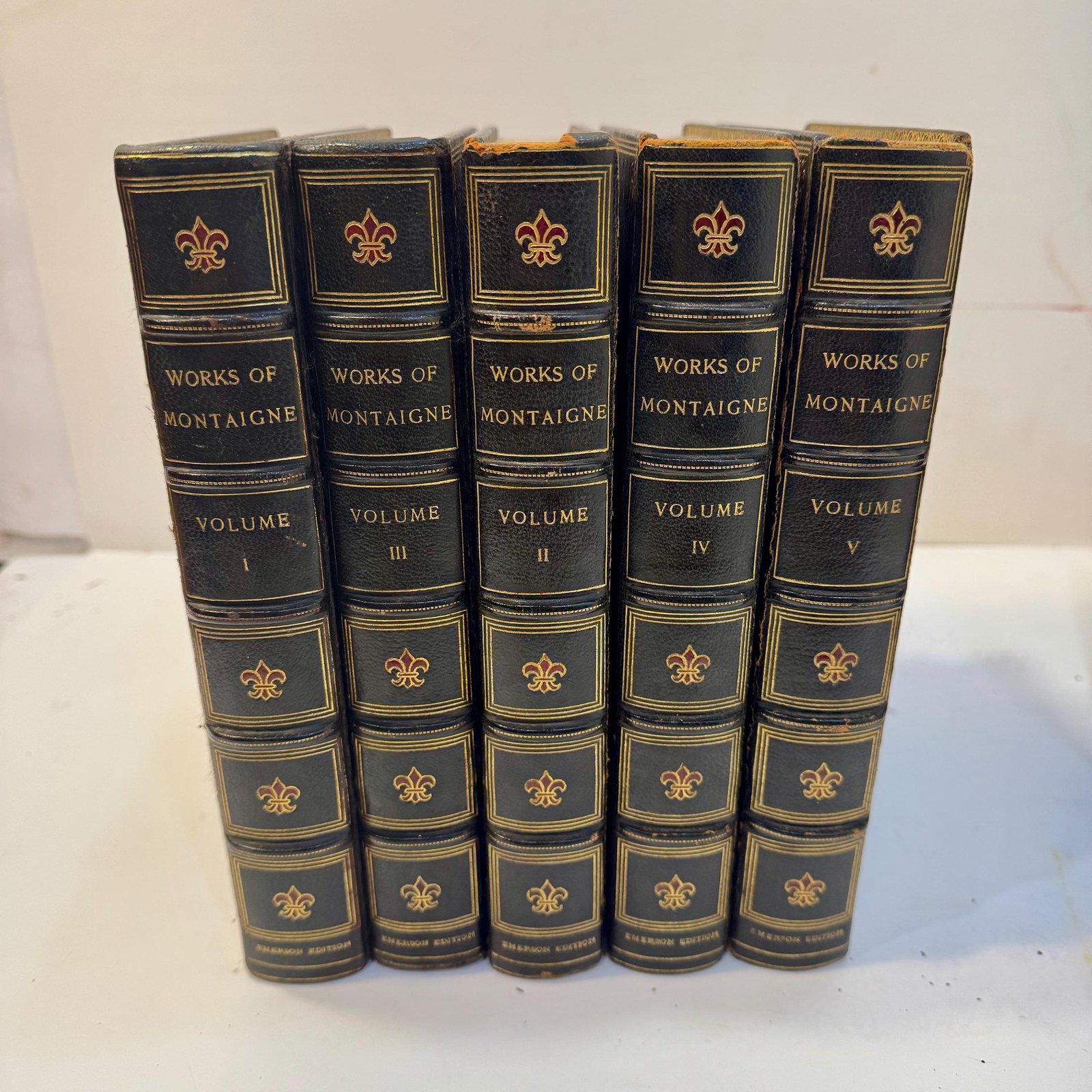 The Works of Michel De Montaigne With Notes, Life and Letters Complete in Ten Volumes by Charles Cotton and William Carew Hazlett, 1910 — photograph 3.