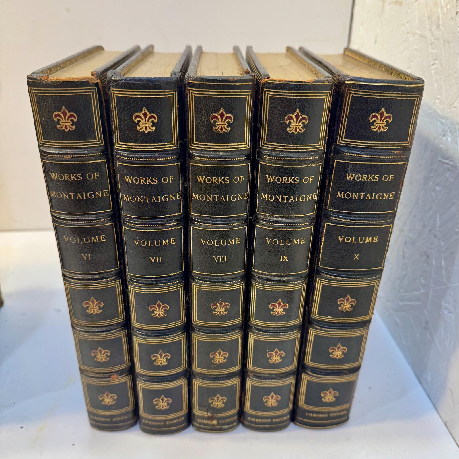 The Works of Michel De Montaigne With Notes, Life and Letters Complete in Ten Volumes by Charles Cotton and William Carew Hazlett, 1910 — photograph 4.