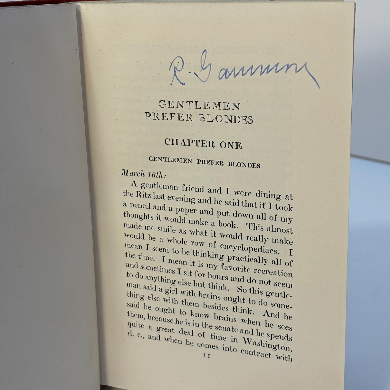 Gentlemen Prefer Blondes : The Illuminating Diary of a Professional Lady : by Anited Loos : Intimately Illustrated by Ralph Barton — photograph 5.