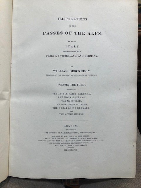 Illustrations of The Passes of The Alps, By Which Italy Communicates With France, Switzerland, and Germany — photograph 5.