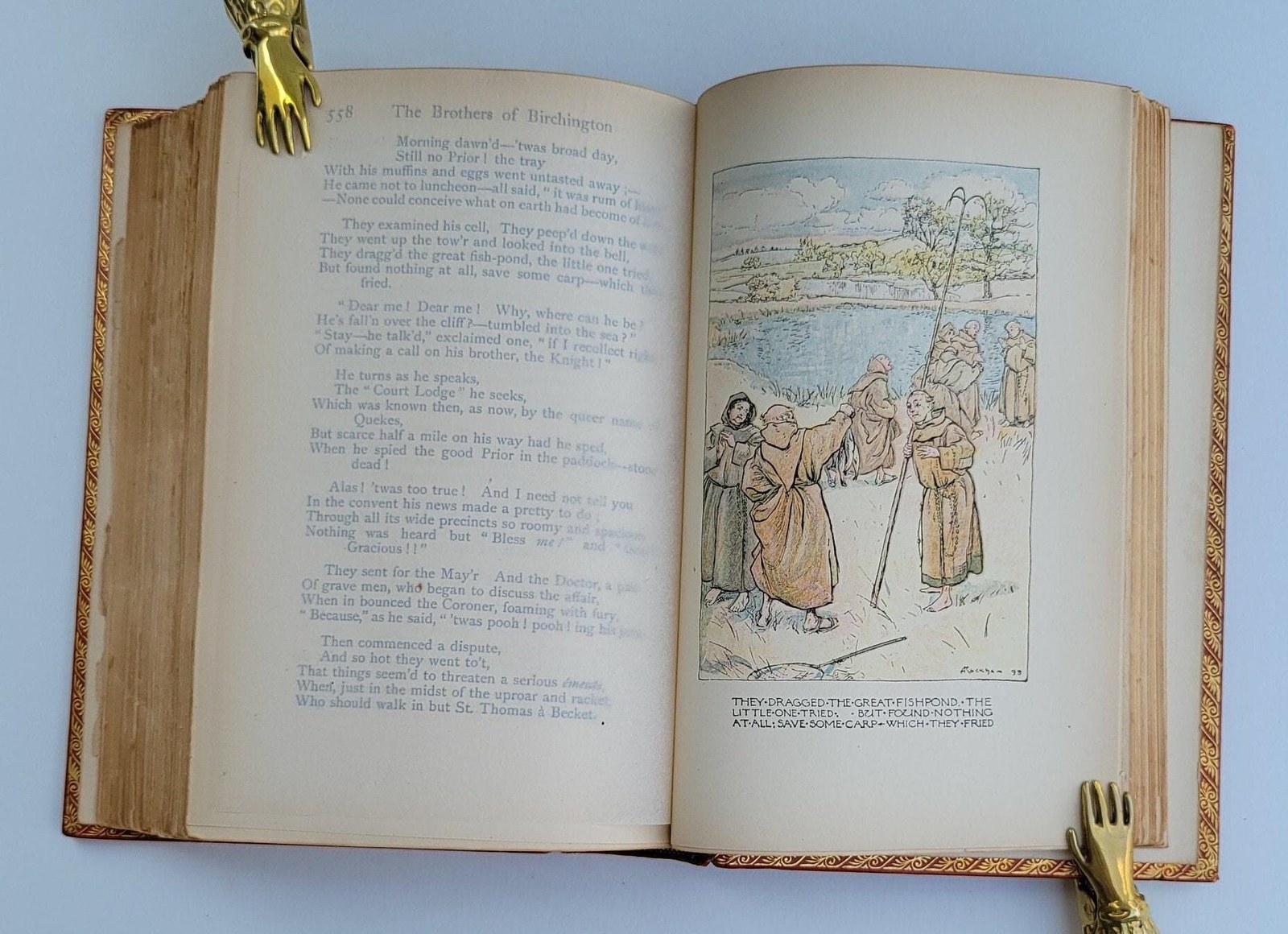 Ingoldsby Legends or Mirth & Marvals by Thomas Ingoldsby Esquire Illustrated br Authur Rackham — photograph 9.