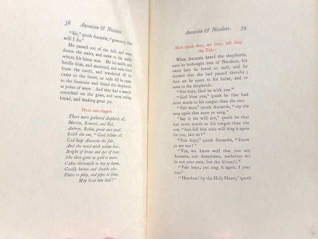 Aucassin and Nicolete — photograph 3.