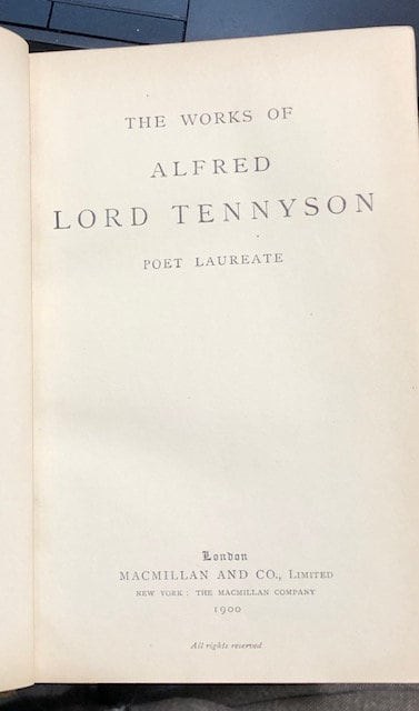Complete Works of Alfred Lord Tennyson Poet Laureate — photograph 6.