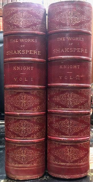 The Works of Shakspere, Imperial Edition Edited by Charles Knight With Illustrations on Steel from pictures by C.W. Cope, E.M. Ward, J.R. Leslie, S.A. Hart, D. Maclise, W.P. Frith, Sir John Gilbert, J.A. Houston, J. Pettie, W. Mulready, E.W. Frost, J.L. Gerome, C. Clint, H.S. Marks, W.Q. Orchardson, G.H. Boughton, and others In Two Volumes — photograph 2.