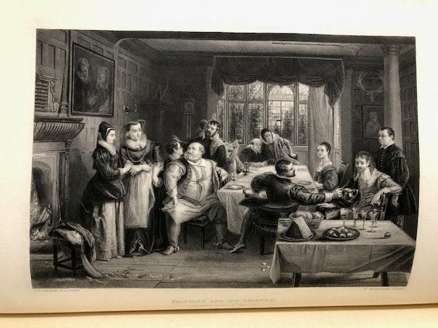 The Works of Shakspere, Imperial Edition Edited by Charles Knight With Illustrations on Steel from pictures by C.W. Cope, E.M. Ward, J.R. Leslie, S.A. Hart, D. Maclise, W.P. Frith, Sir John Gilbert, J.A. Houston, J. Pettie, W. Mulready, E.W. Frost, J.L. Gerome, C. Clint, H.S. Marks, W.Q. Orchardson, G.H. Boughton, and others In Two Volumes — photograph 7.