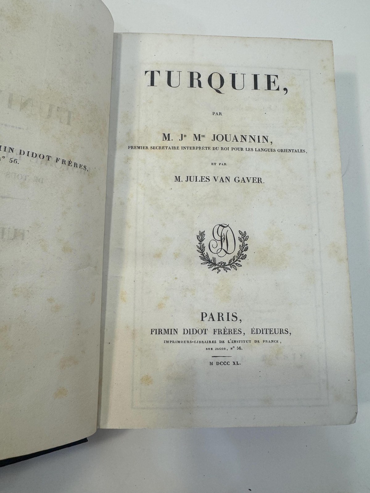 Turquie, par M. Jh Mie Jouannin, Premier Secretaire Interprete du roi four les Langues Orientales, et par M. Jules van Gaver. — photograph 6.
