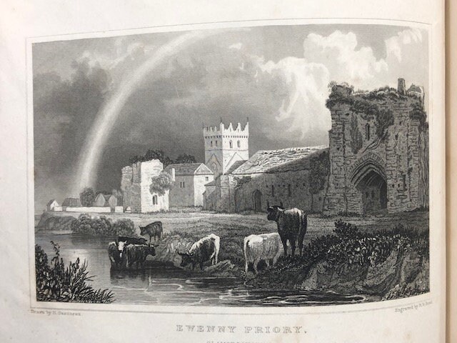 South Wales Illustrated, in a Series of Views, Comprising the Picturesque Scenery, Towns, Castles, Seats of the Nobility & Gentry, Antiquities, &c.; Engraved in steel From original drawings by Henry Gastineau. Accompanied by Historical and Topographical Descriptions. — photograph 4.