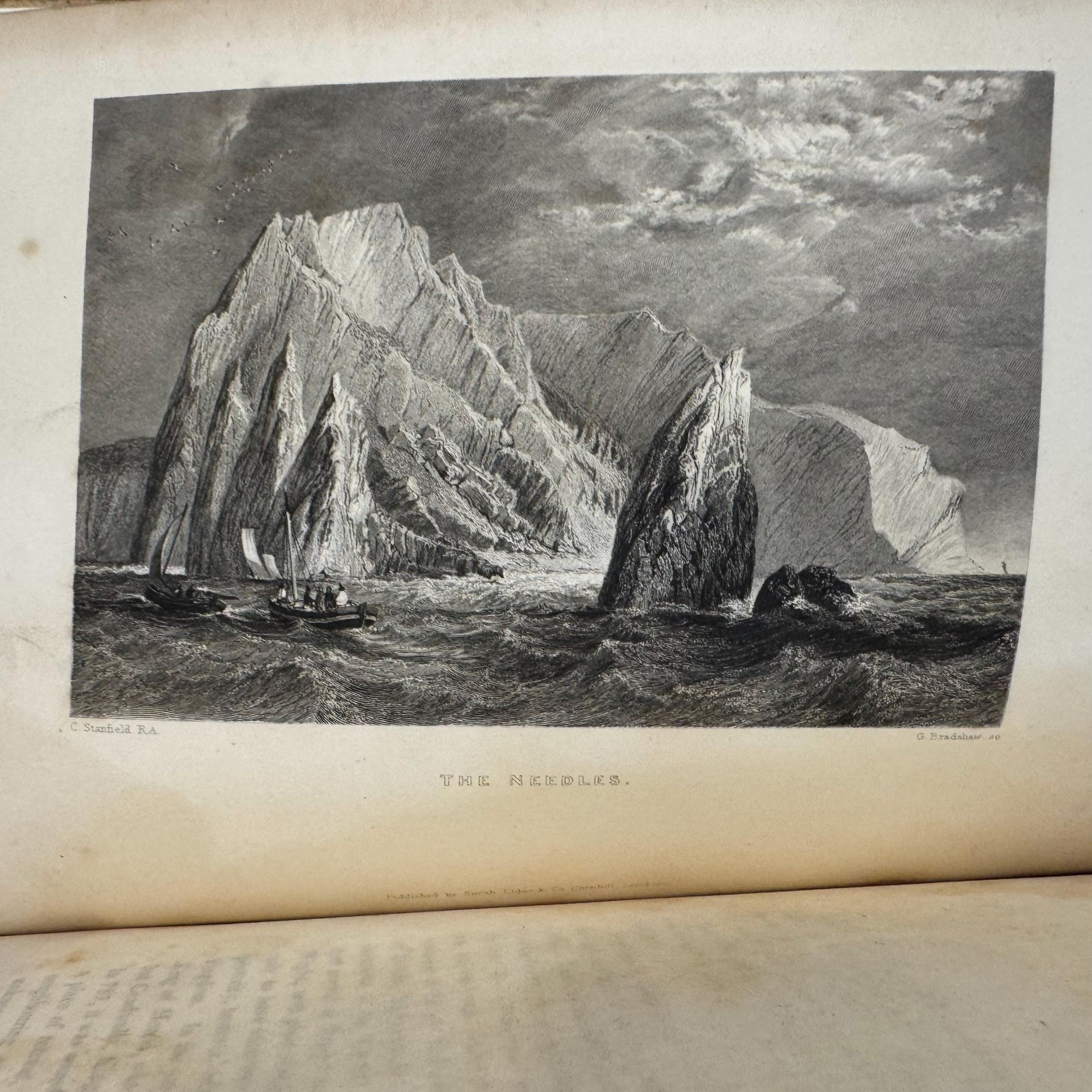Stanfield's coast Scenery. A Series of Picturesque Views in the British Channel, and on the Coast of France, From original drawings taken expressly for the work. By Clarkson Stanfield, Esq., R.A. — photograph 6.