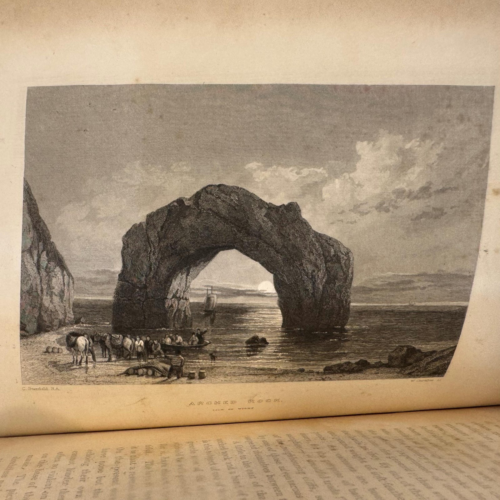 Stanfield's coast Scenery. A Series of Picturesque Views in the British Channel, and on the Coast of France, From original drawings taken expressly for the work. By Clarkson Stanfield, Esq., R.A. — photograph 8.