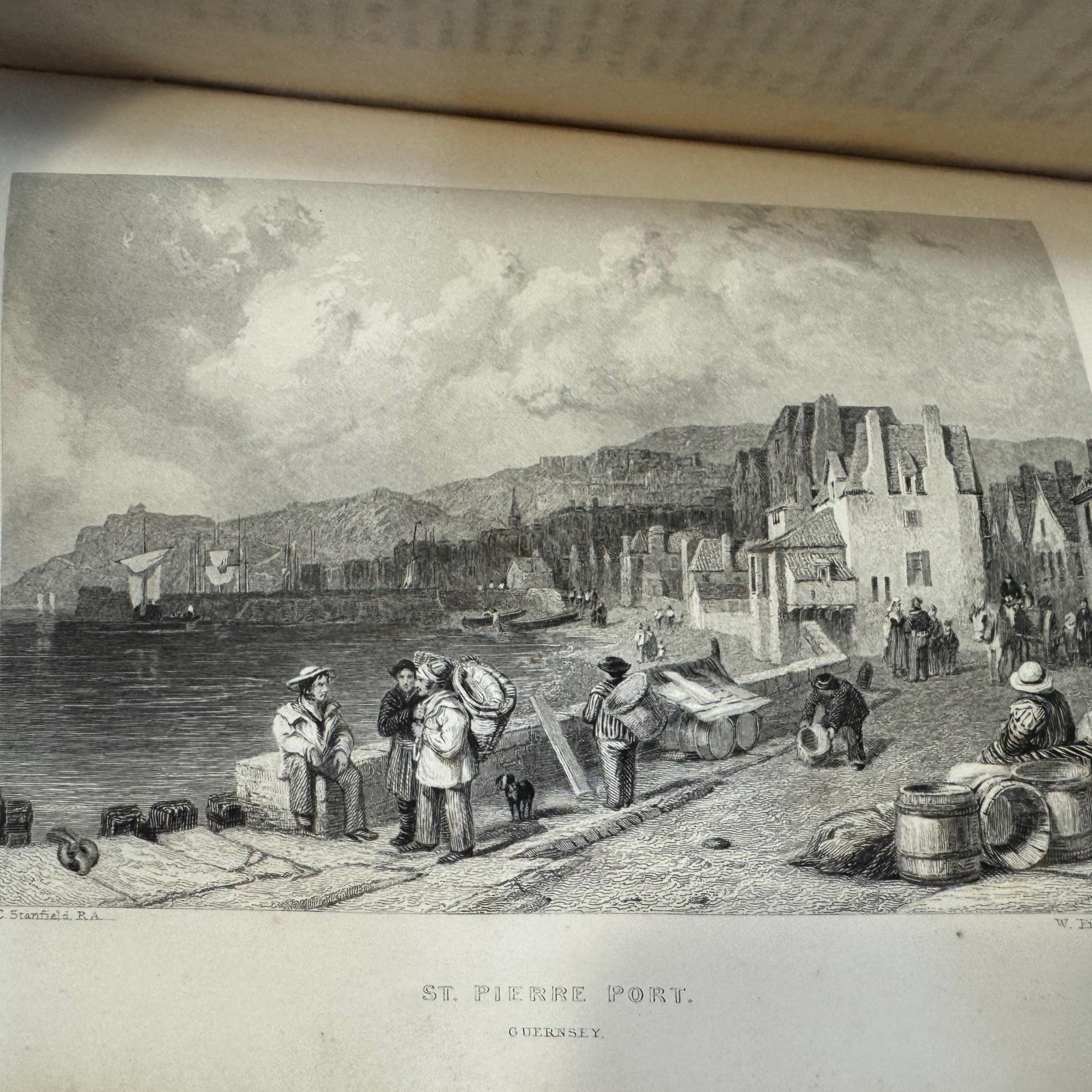 Stanfield's coast Scenery. A Series of Picturesque Views in the British Channel, and on the Coast of France, From original drawings taken expressly for the work. By Clarkson Stanfield, Esq., R.A. — photograph 9.