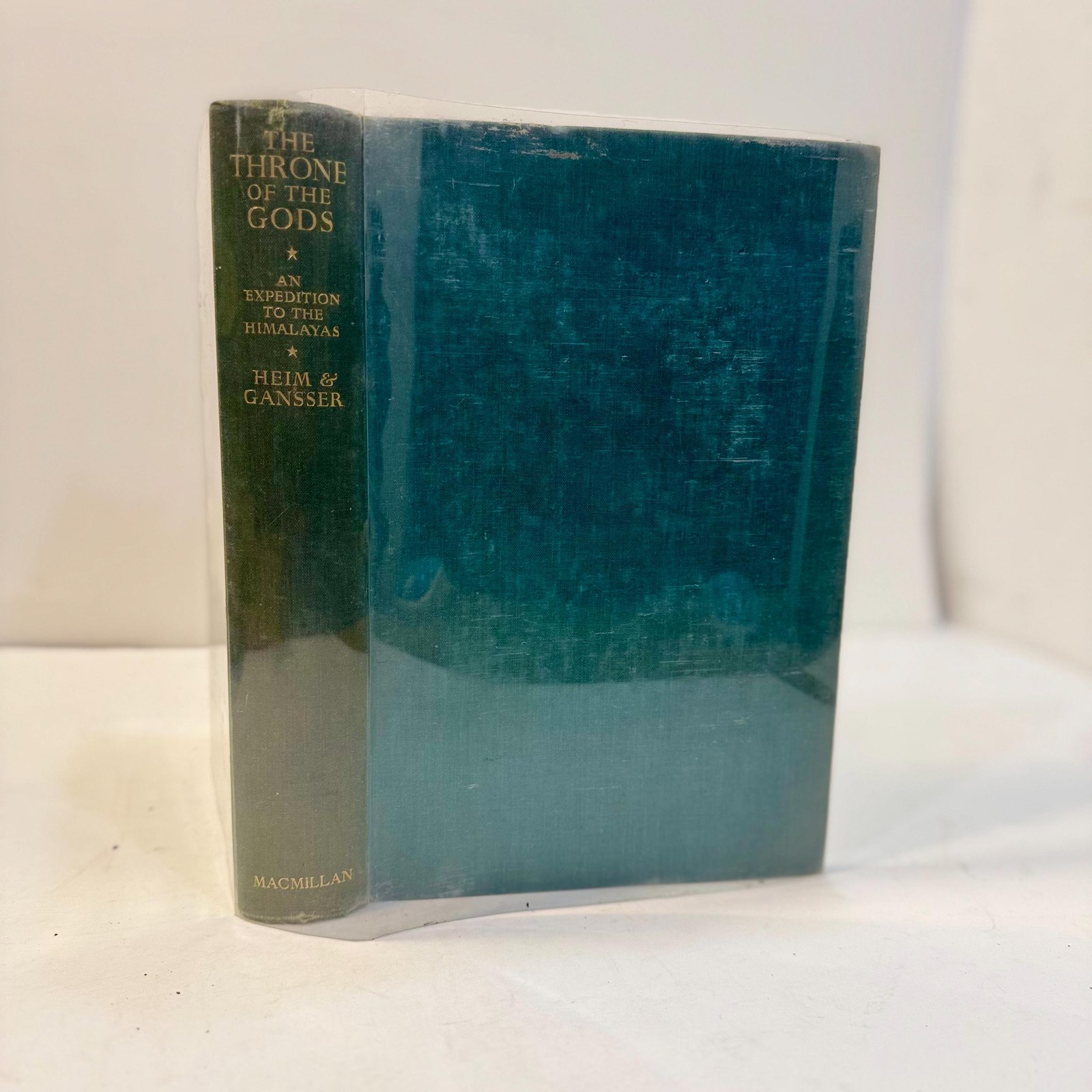 Throne of the Gods. An Account of the First Swiss Expedition to the Himalayas. … with 220 plates inPhotogravure 18 sketches in the text 11 musical items, 2 panoramas and 1 relief map. Translated By Eden and Cedar Paul — photograph 2.