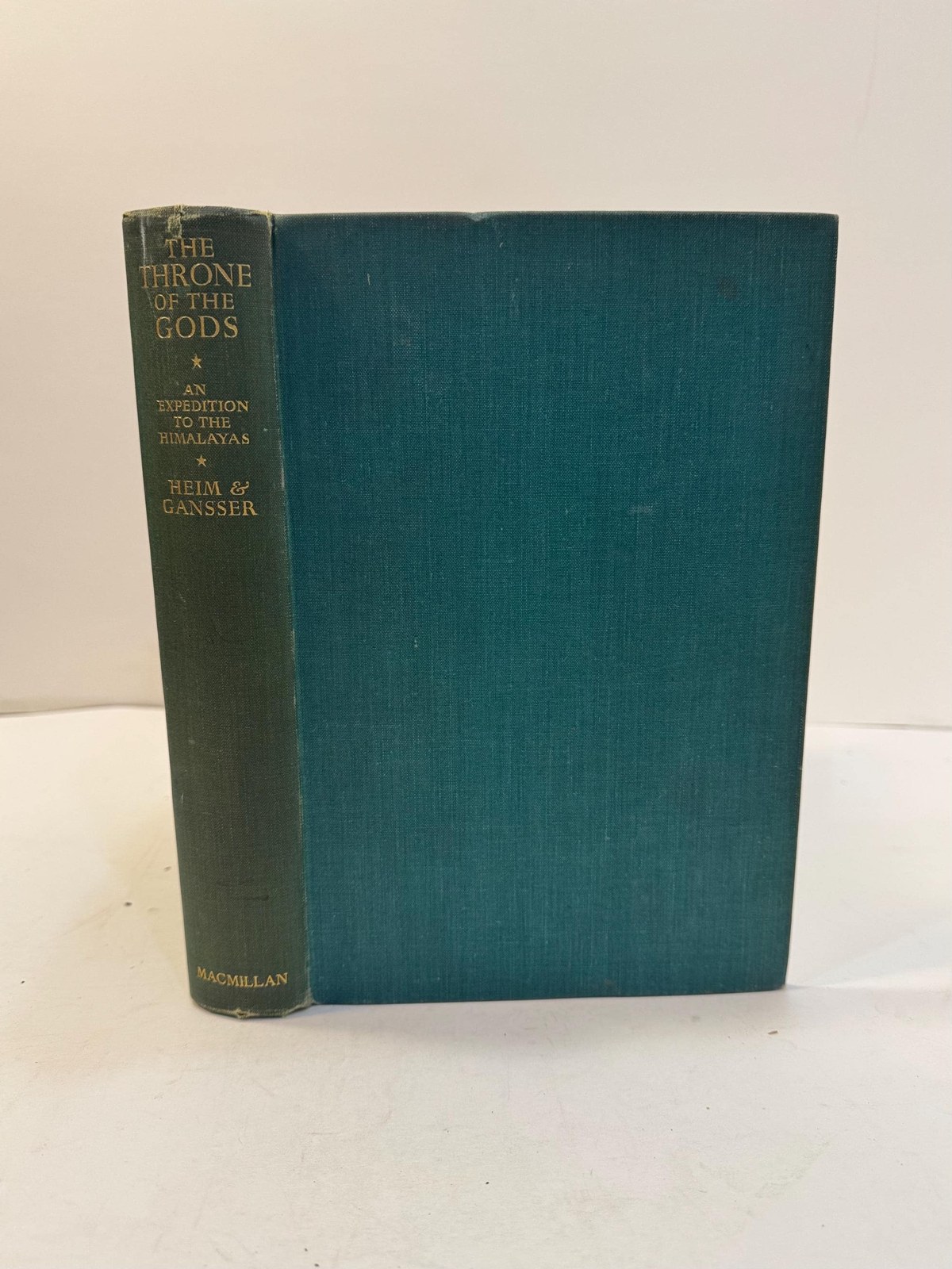 Throne of the Gods. An Account of the First Swiss Expedition to the Himalayas. … with 220 plates inPhotogravure 18 sketches in the text 11 musical items, 2 panoramas and 1 relief map. Translated By Eden and Cedar Paul — photograph 3.