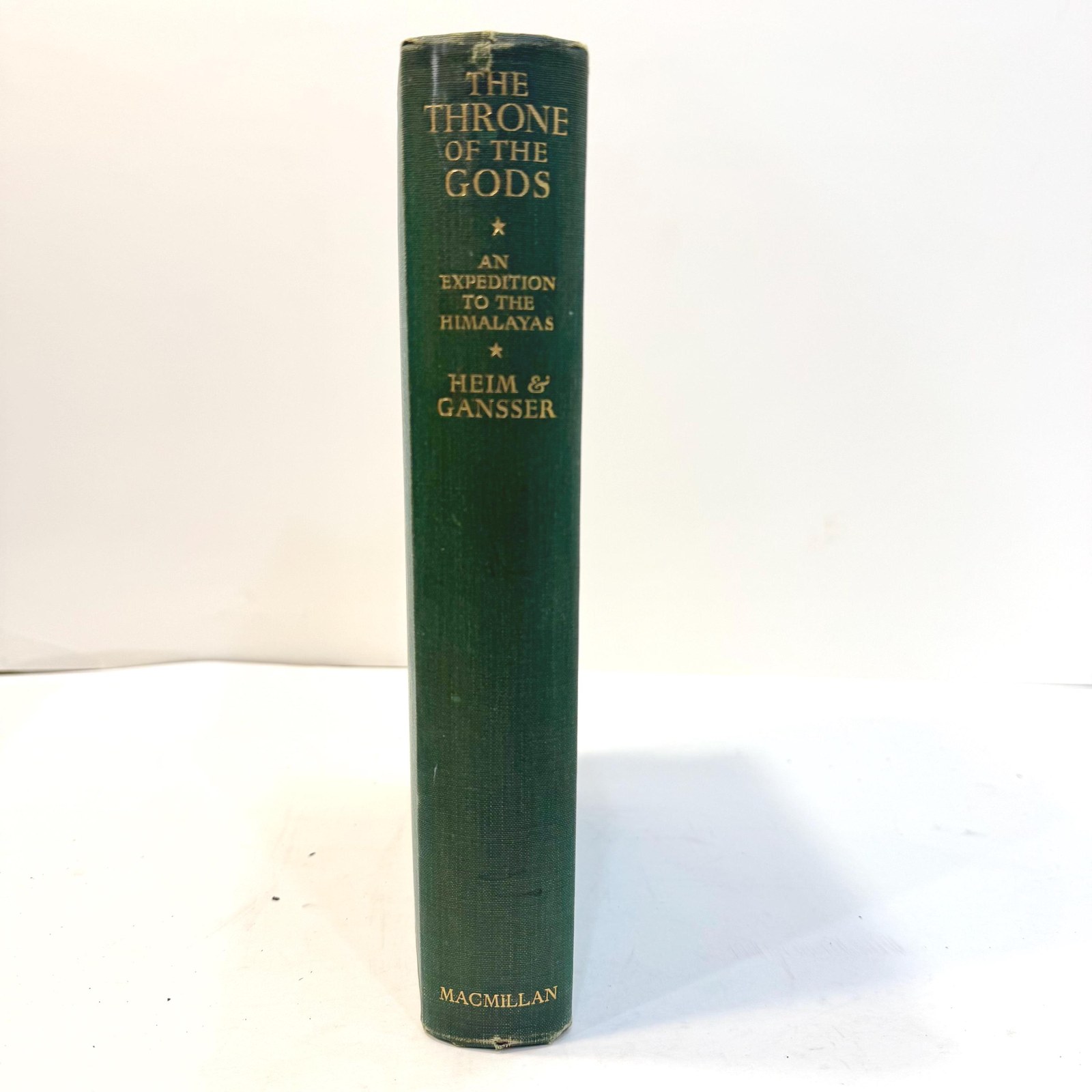 Throne of the Gods. An Account of the First Swiss Expedition to the Himalayas. … with 220 plates inPhotogravure 18 sketches in the text 11 musical items, 2 panoramas and 1 relief map. Translated By Eden and Cedar Paul — photograph 4.