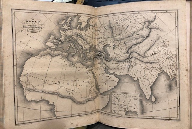 Holy Bible Atlas, Index to Principle Matters 10 maps, 54 Engravings, and Concordance, ONLY! Bible According to the Authorized Version; with Notes, Explanatory and Practical; taken principally From the most eminent writers f the United Church of England and Ireland: together with appropriate Introductions, Tables, Indexes, Maps, and Plans: ... for the Use of Families. — photograph 10.