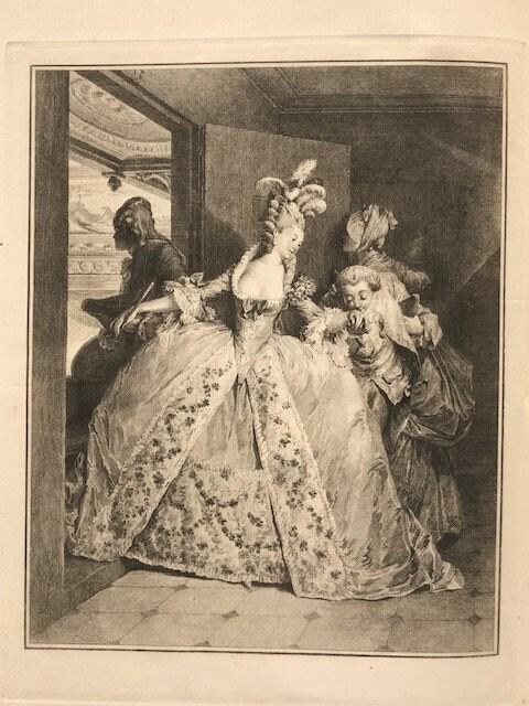 French Line Engravings of the Late XVIII Century by H.W. Lawrence & B.L. Dighton — photograph 4.