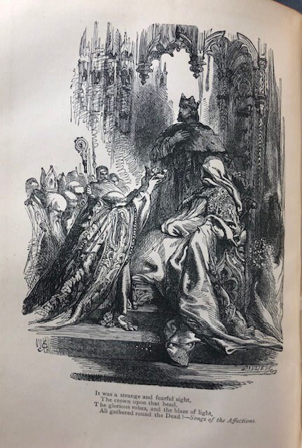 Poetical Works of Mrs. Hemans. Reprinted from the early editions, with Memoir, Explanatory Notes, Etc. Portrait and Original Illustrations — photograph 6.