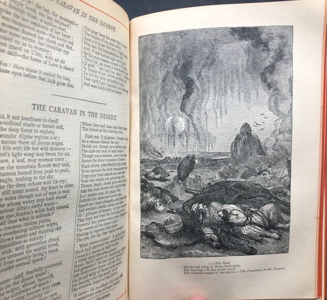 Poetical Works of Mrs. Hemans. Reprinted from the early editions, with Memoir, Explanatory Notes, Etc. Portrait and Original Illustrations — photograph 7.