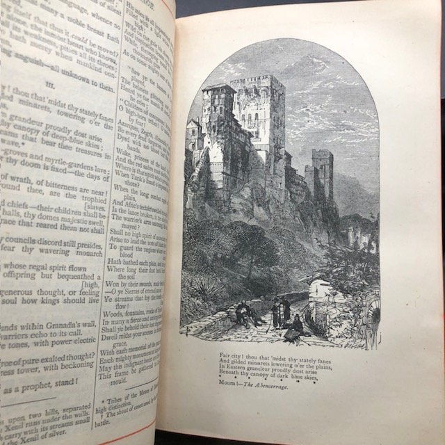 Poetical Works of Mrs. Hemans. Reprinted from the early editions, with Memoir, Explanatory Notes, Etc. Portrait and Original Illustrations — photograph 8.