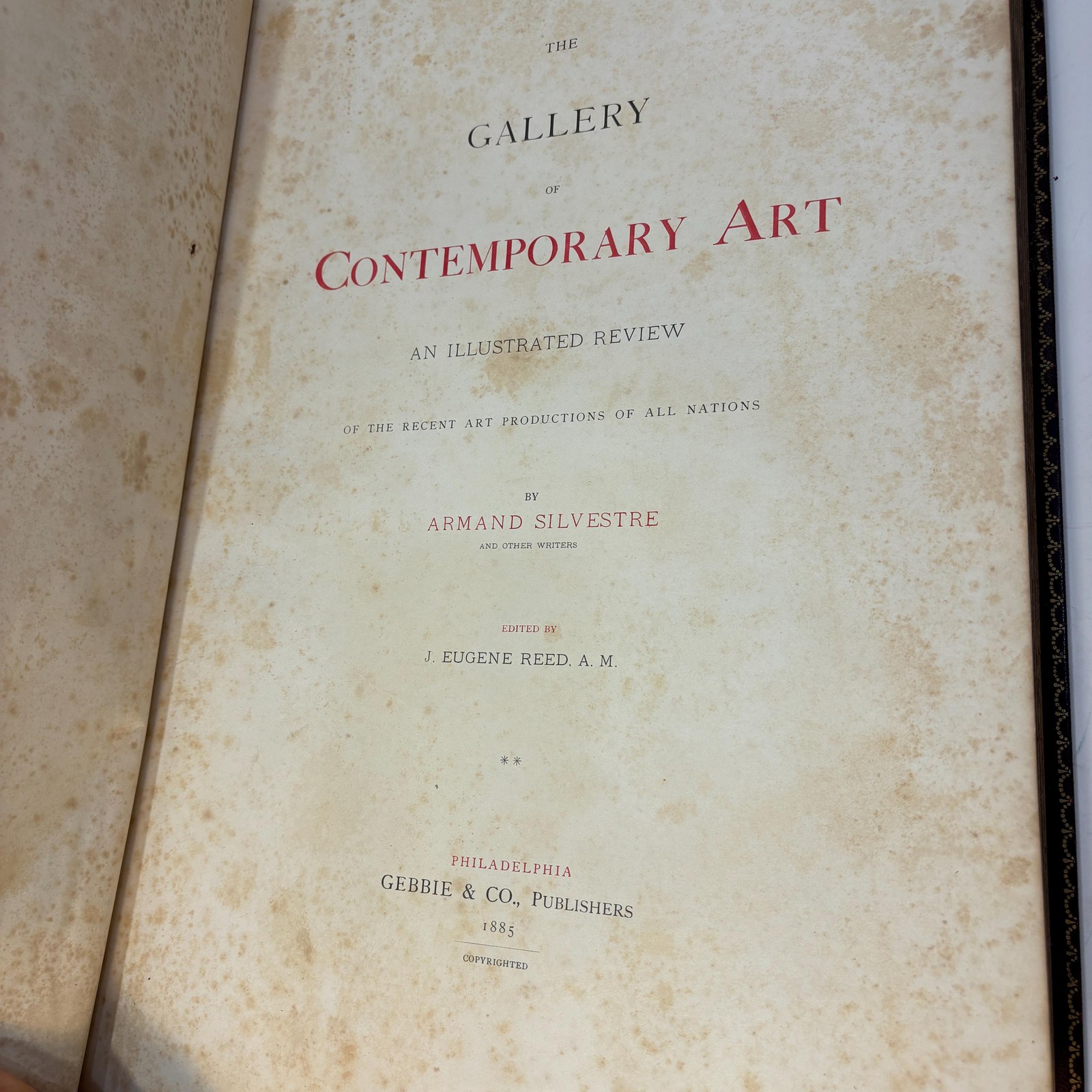 Gallery of Contemporary Art: An Illustrated Review of the Recent Art Productions of All Nations — photograph 2.