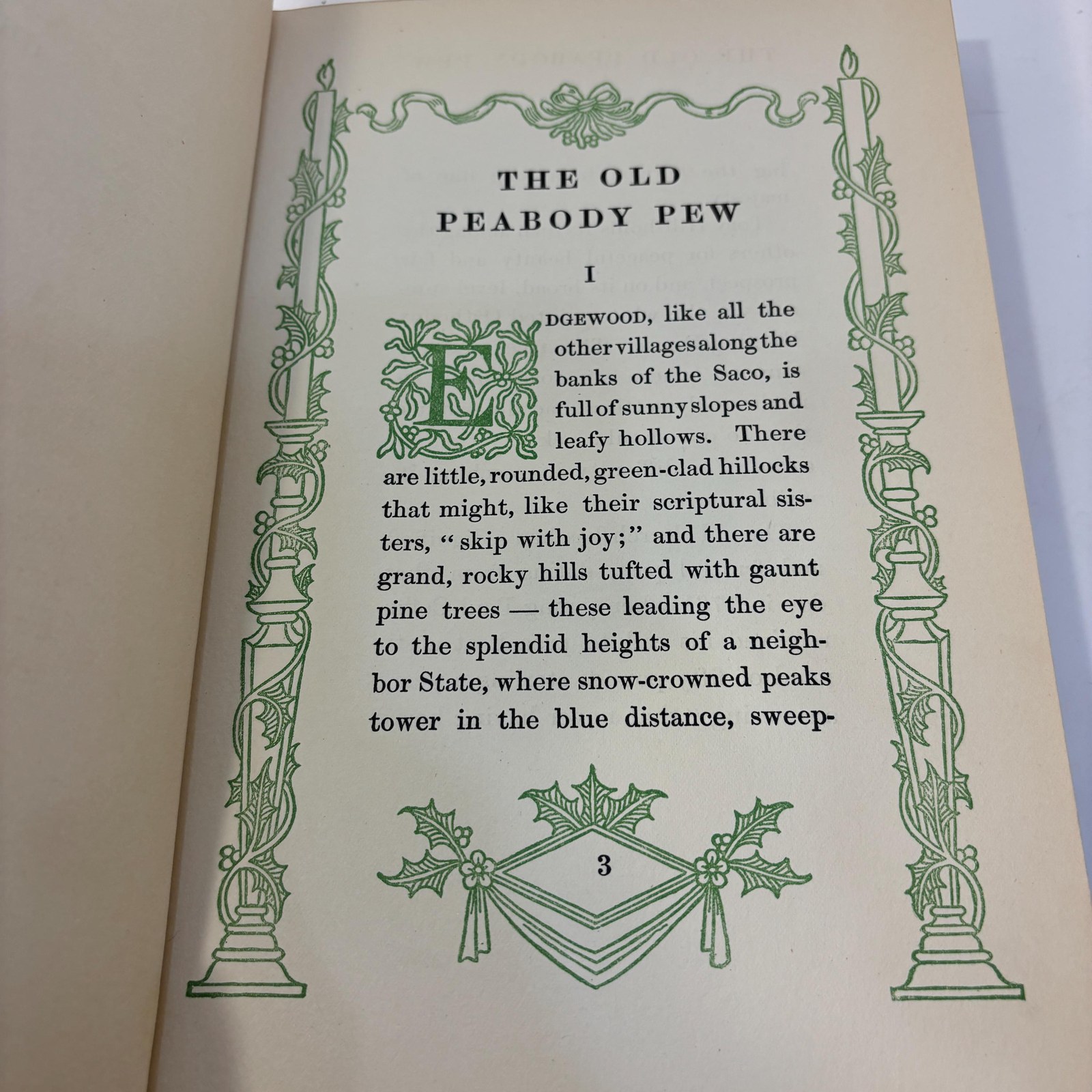 The Old Peabody Pew. A Christmas Romance of a Country Church by Kate Douglas Wiggin with Illustrations by Alice Barber Stephens — photograph 6.