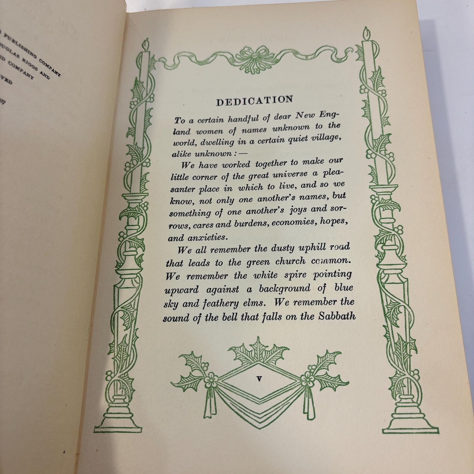 The Old Peabody Pew. A Christmas Romance of a Country Church by Kate Douglas Wiggin with Illustrations by Alice Barber Stephens — photograph 9.
