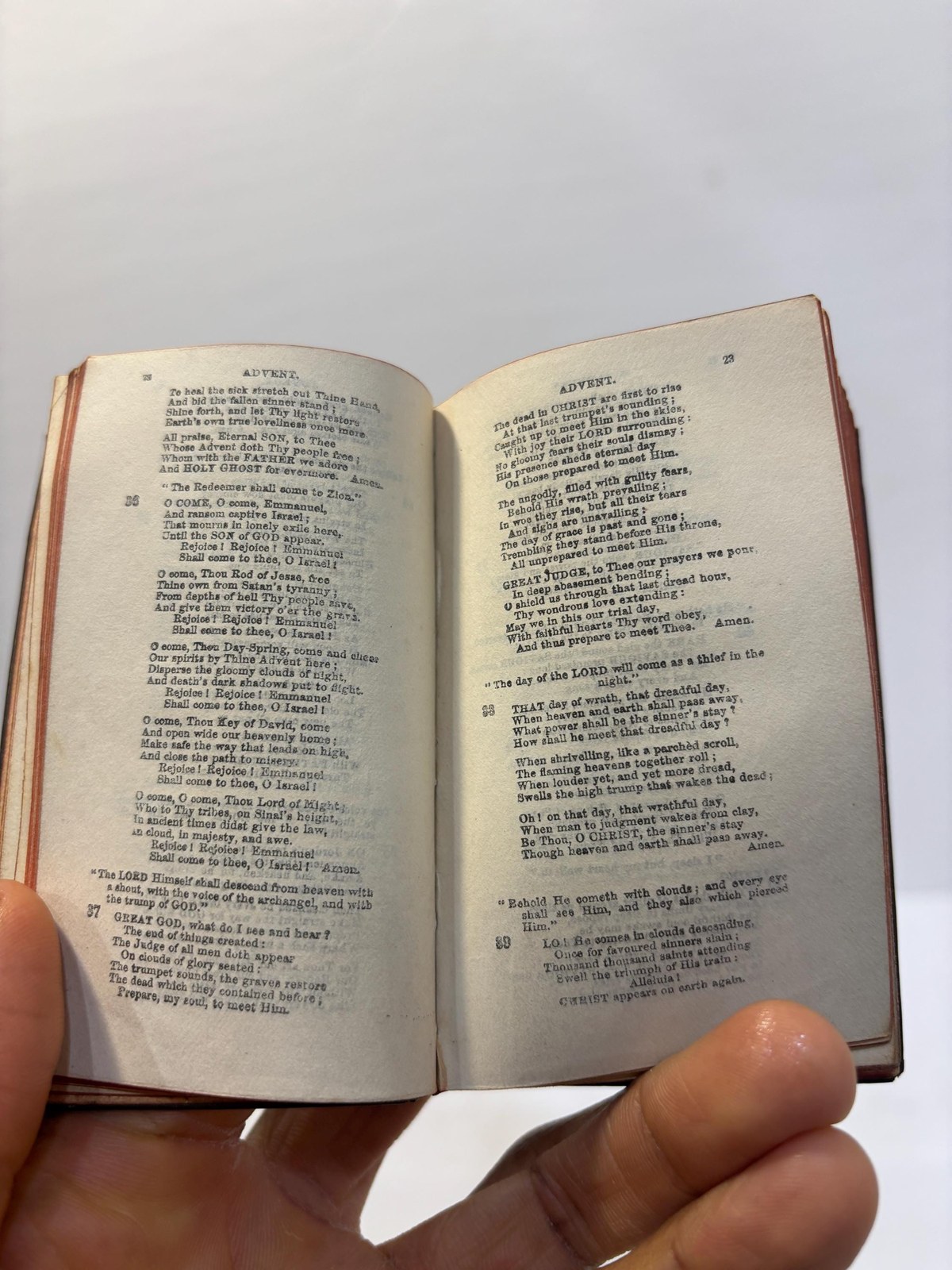 Set - The Book of Common Prayer, and Administration of The Sacraments, and other Rites and Ceremonies of the Church, According to the Use of the United Church of England -- Hymns Ancient and Modern with Introits and Anthems for use in the Church — photograph 6.
