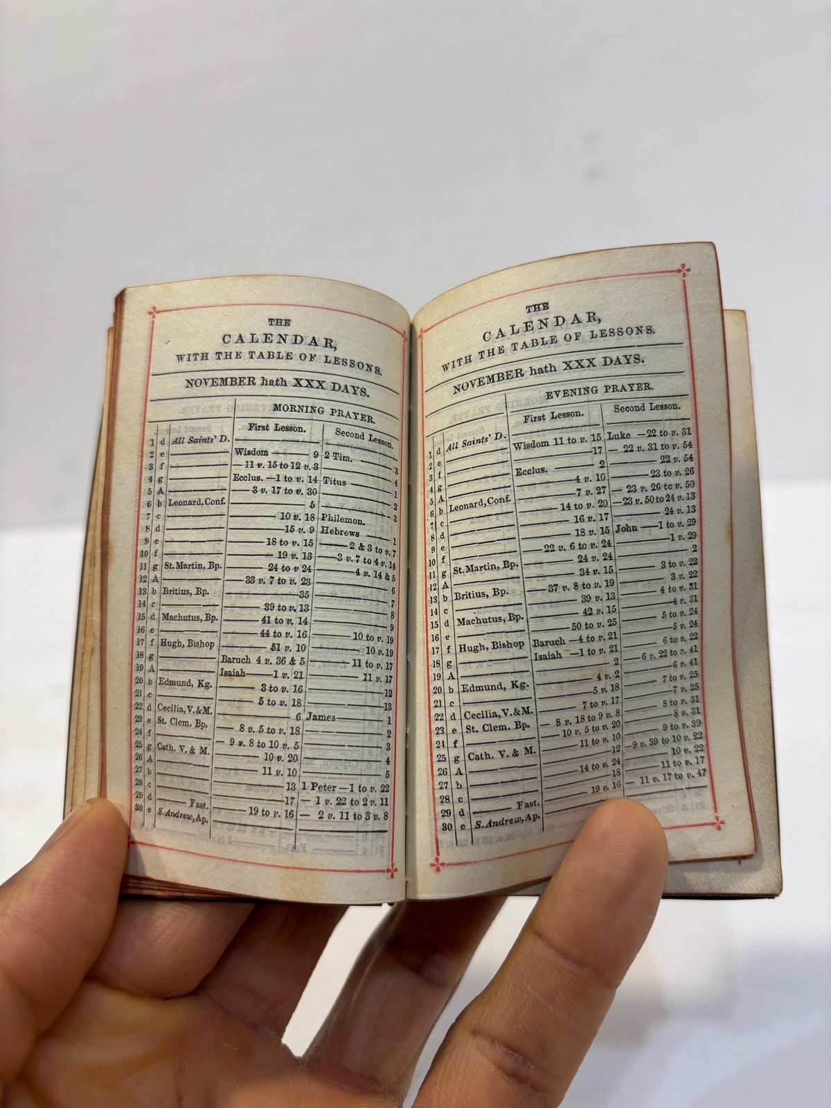 Set - The Book of Common Prayer, and Administration of The Sacraments, and other Rites and Ceremonies of the Church, According to the Use of the United Church of England -- Hymns Ancient and Modern with Introits and Anthems for use in the Church — photograph 9.