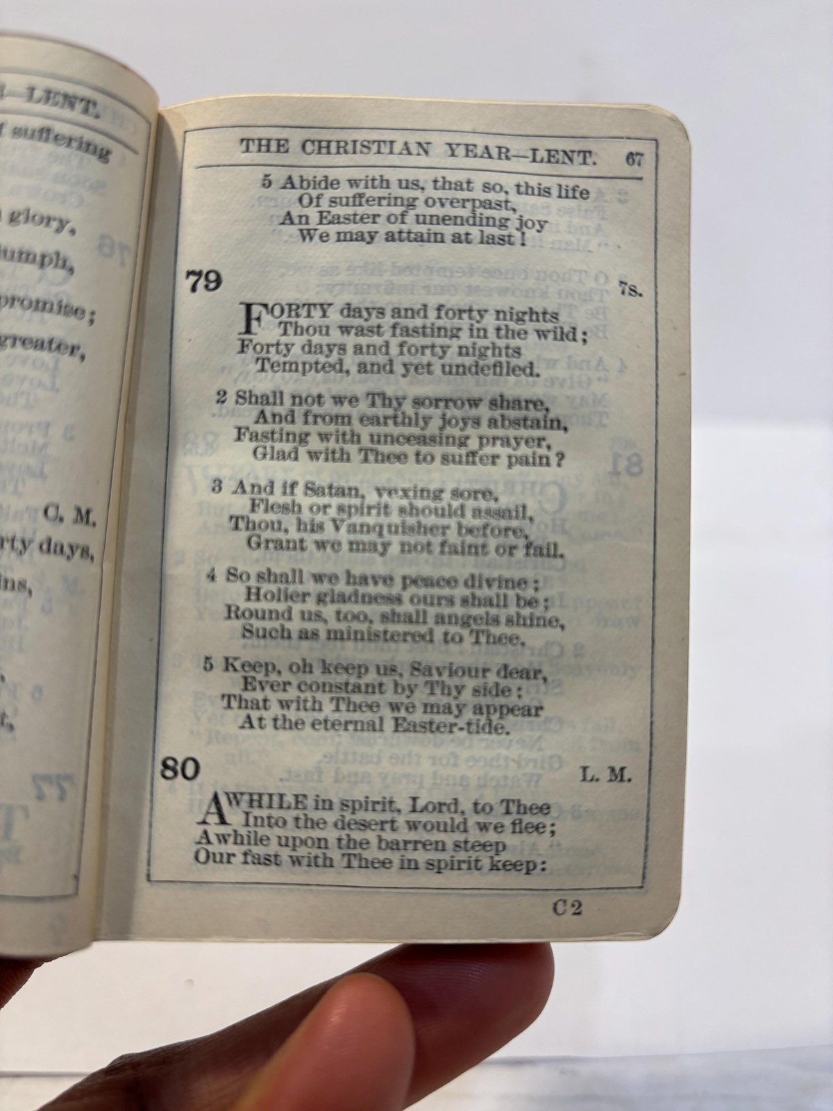 Attached Set - The Book of Common Prayer, and Administration of The Sacraments, and other Rites and Ceremonies of the Church, According to the Use of the Protestant Episcopal Church in the United States of America -- The Hymnal Revised and Enlarged … The Protestant Episcopal Church in the United States of America in the Year of Our Lord 1892 — photograph 10.