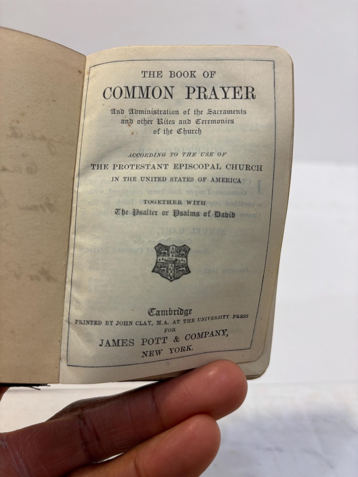 Attached Set - The Book of Common Prayer, and Administration of The Sacraments, and other Rites and Ceremonies of the Church, According to the Use of the Protestant Episcopal Church in the United States of America -- The Hymnal Revised and Enlarged … The Protestant Episcopal Church in the United States of America in the Year of Our Lord 1892 — photograph 4.