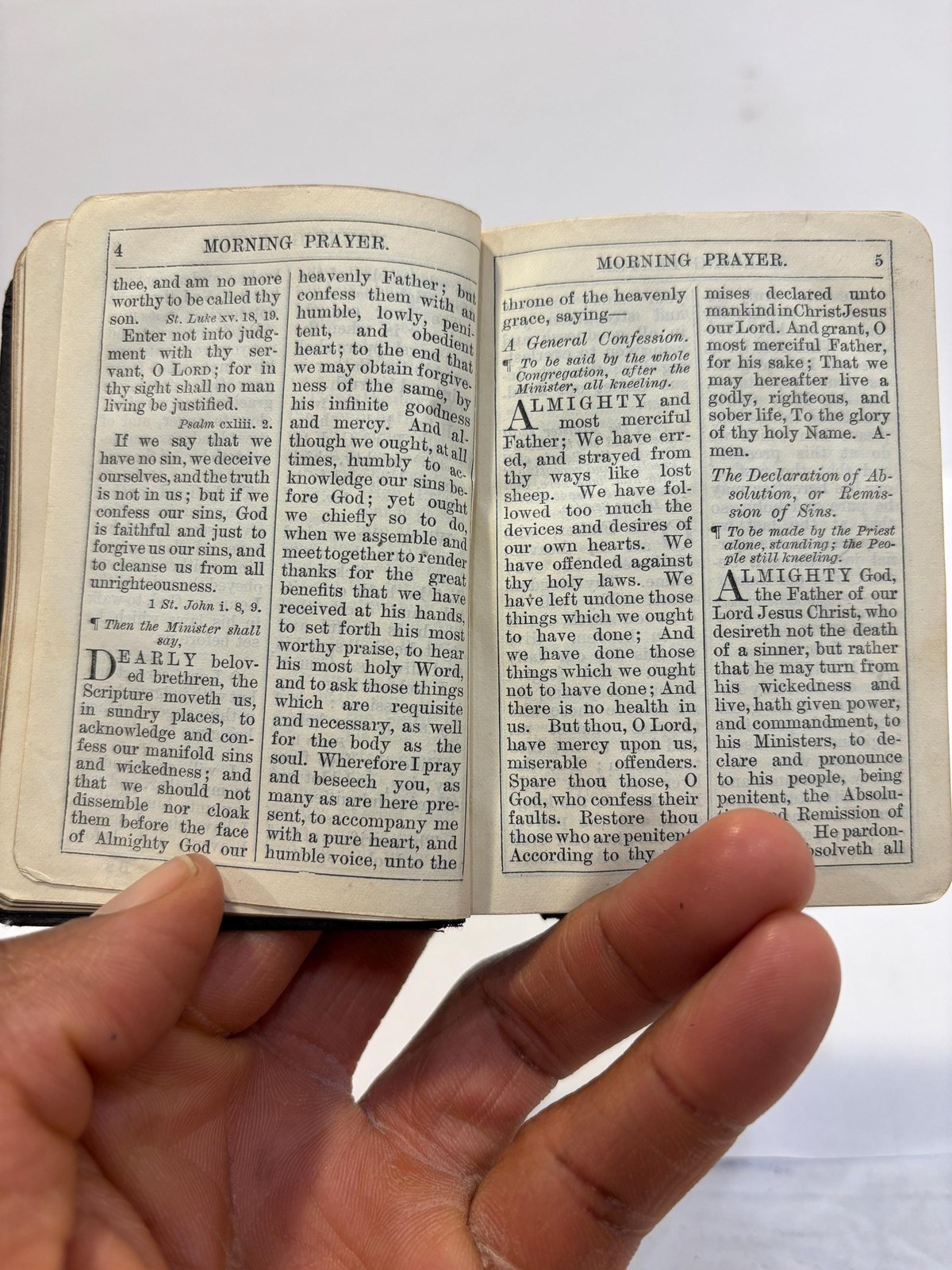 Attached Set - The Book of Common Prayer, and Administration of The Sacraments, and other Rites and Ceremonies of the Church, According to the Use of the Protestant Episcopal Church in the United States of America -- The Hymnal Revised and Enlarged … The Protestant Episcopal Church in the United States of America in the Year of Our Lord 1892 — photograph 6.