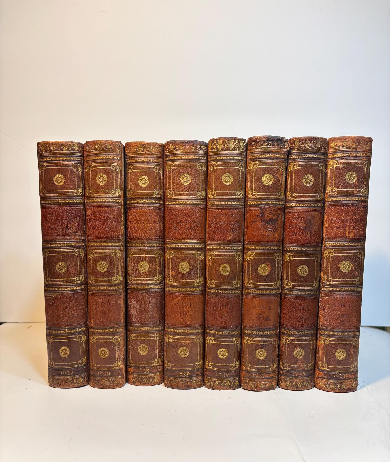 The Poetical Works of Lord Byron in eight volumes. — photograph 3.