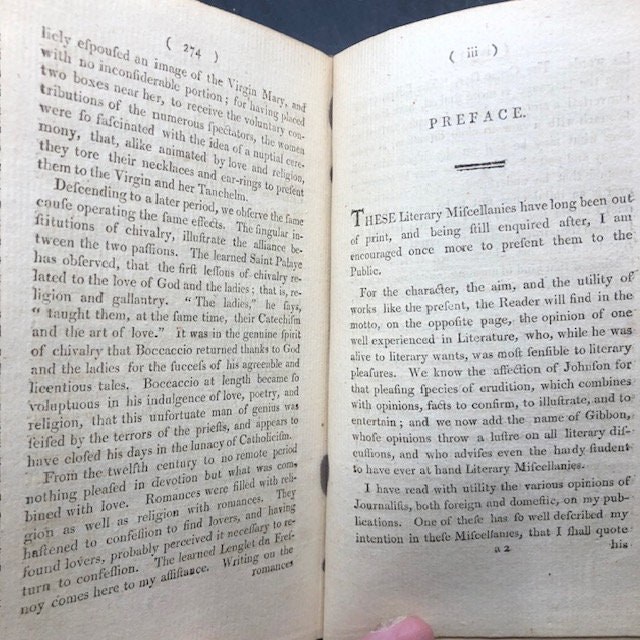 Literary Miscellanies: Including a Dissertation on Anecdotes — photograph 5.
